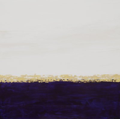Tiefpurpurner Goldhorizont von Françoise Wattré