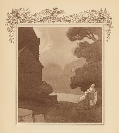 Illustration für Grays Elegie von Frank Adams