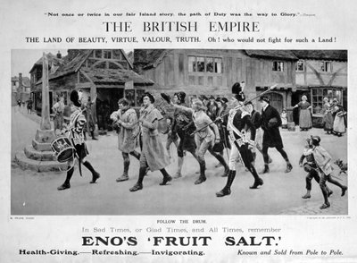Enos Fruchtsalz-Werbung, 1914 von Frank Dadd