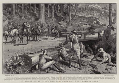 Wie australische Truppen zu Hause Lektionen aus Südafrika anwenden, eine erfolgreich überfallene Kolonne von Frank Dadd