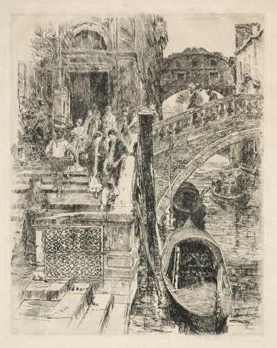 Seufzerbrücke, Venedig von Frank Duveneck