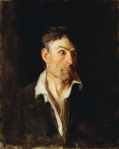 Porträt eines Mannes (Richard Creifelds), ca. 1876 von Frank Duveneck