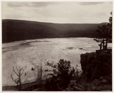 Hells Half Acre, Prismatic Springs, ca. späte 1880er Jahre von Frank Jay Haynes