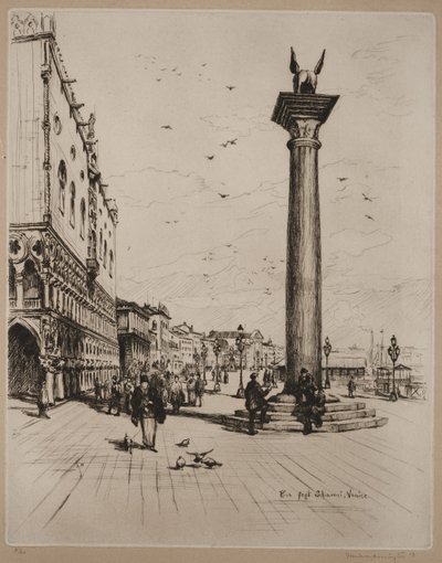 Riva Schiavone, Venedig von Frank Milton Armington