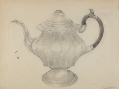Zinn-Teekanne von Frank Nelson