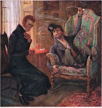 "Ist es gut, Messing, ist es schön, ist es duftend, fühlst du dich wie der Großtürke?" sagte Quilp, ca. 1920 von Frank Reynolds