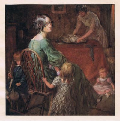 Mrs Micawber und Familie von Frank Reynolds