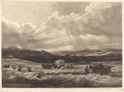 Heuwiese in Yorkshire von Frank Short, after Peter De Wint