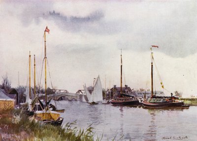 Norfolk Broads: In Potter Heigham von Frank Southgate