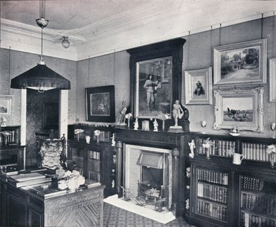 Bibliothek von Captain Harvey, Hampstead von Frank William Brookman