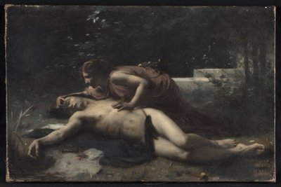 Pyramus und Thisbe, ca. 1875 von François Alfred Delobbe