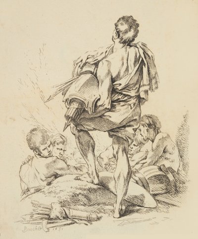 Neues Buch der verschiedenen Figuren, 1751 von François Boucher