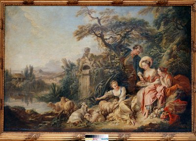 Das Nest oder Geschenke des Hirten von François Boucher