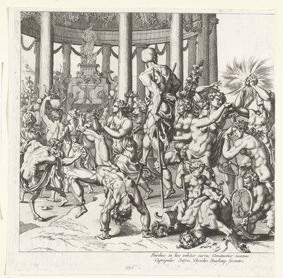 Triumph des Bacchus, linke Hälfte von François Chauveau (attributed to)