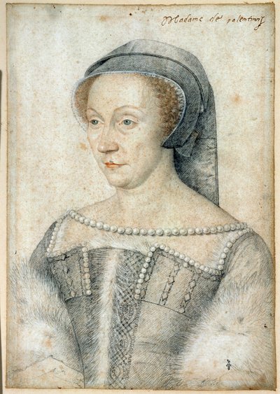 Porträt von Diane de Poitiers, Herzogin von Valentinois (1499 - 1566) von François Clouet