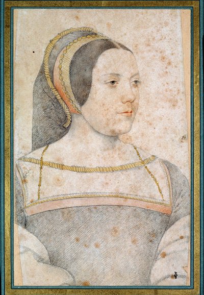 Porträt von Judith von Assigny, Ehefrau von Jean de Crequi, Herr von Cannaples (1502 - 1558) von François Clouet