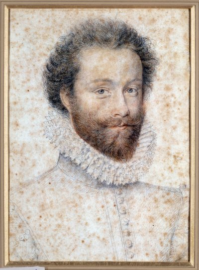 Porträt eines Unbekannten, vielleicht Louis I., Prinz von Condé von François Clouet