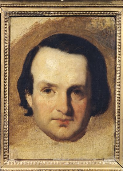 Studie für ein Porträt von Victor Hugo (1802-85) ca. 1836 von François Joseph Heim