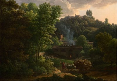Italienische Landschaft von Francois Xavier Fabre