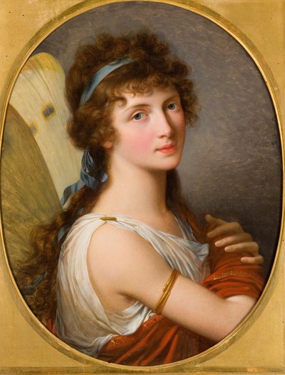 Porträt von Lady Charlemont als Psyche von Francois Xavier Fabre