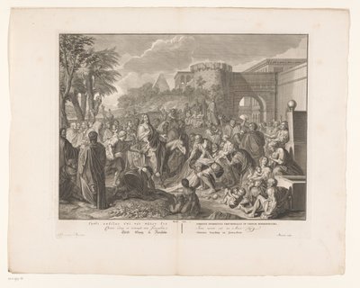 Einzug Christi in Jerusalem von François van Bleyswijck