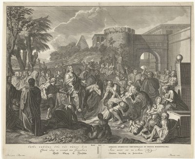 Einzug Christi in Jerusalem von François van Bleyswijck