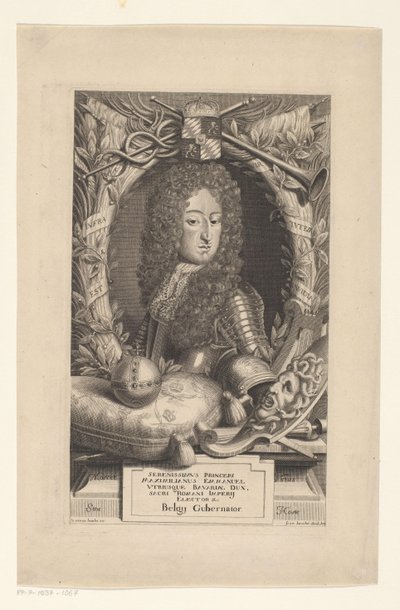 Porträt von Maximilian Emanuel, Kurfürst von Bayern von Frans Bouche