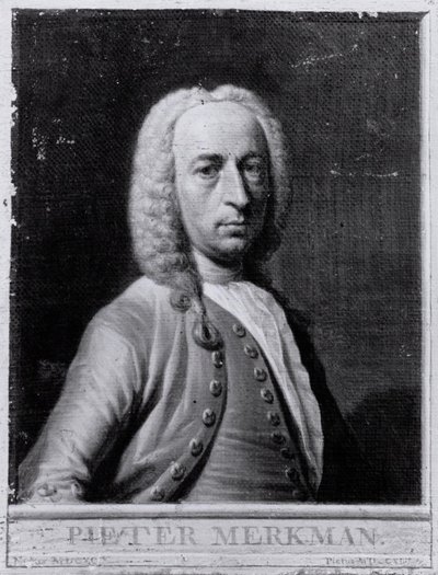 Porträt von Pieter Merkman Jr von Frans Decker