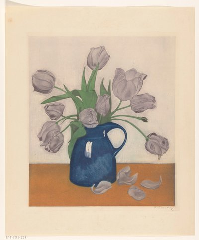 Tulpen in einer Kanne von Frans Everbag (signed by artist)