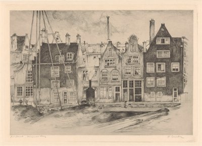 Fliegende Gasse von Frans Everbag (signed by artist)