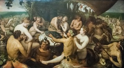 Das Fest der Meeresgötter von Frans Floris I