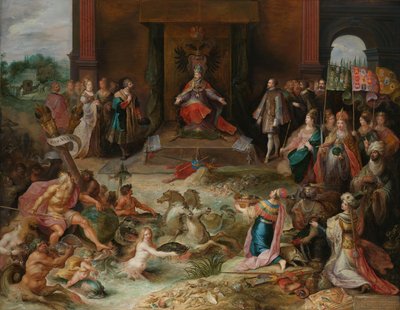 Allegorie auf die Abdankung von Kaiser Karl V. von Frans Francken (II)