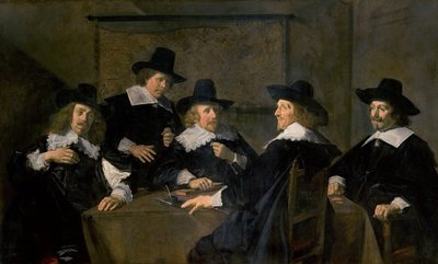Regenten des St. Elisabeth Krankenhauses in Haarlem von Frans Hals
