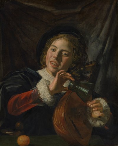Junge mit Laute von Frans Hals