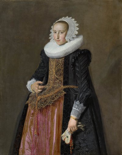 Porträt von Aletta Hanemans (1606-1653) von Frans Hals