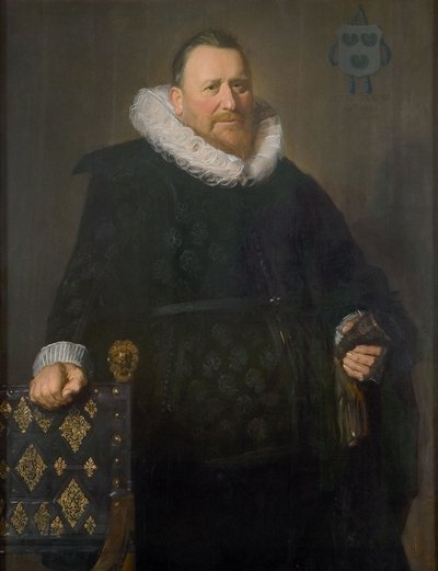 Porträt von Nicholaes Woutersz. van der Meer (1574-1637) von Frans Hals