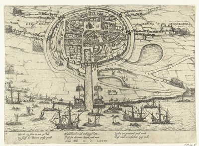 Belagerung von Middelburg, 1574 von Frans Hogenberg