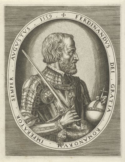 Porträt von Ferdinand I. von Habsburg, deutscher Kaiser von Frans Huys