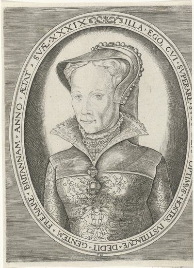 Porträt von Mary I von Frans Huys