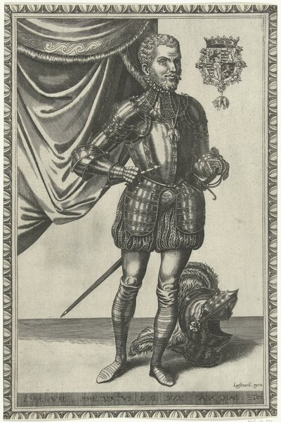 Porträt von Herzog Emanuel Philibert von Savoyen (Portretten van koningen en koninginnen ten voeten uit) von Frans Huys