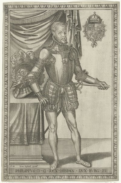 Porträt von König Philipp II. von Spanien von Frans Huys