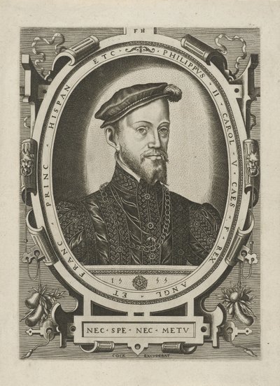 Porträt von König Philipp II. von Spanien von Frans Huys