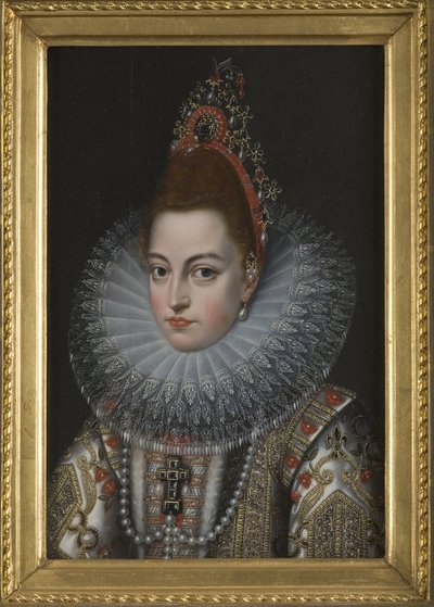 Infantin Isabella Clara Eugenia von Spanien (1566-1633) von Frans II Pourbus