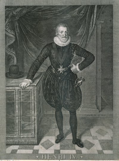 Porträt von Heinrich IV. von Frankreich von Frans II Pourbus