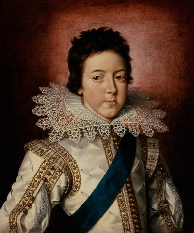 Porträt von Ludwig XIII., König von Frankreich, als Junge, ca. 1616 von Frans II Pourbus