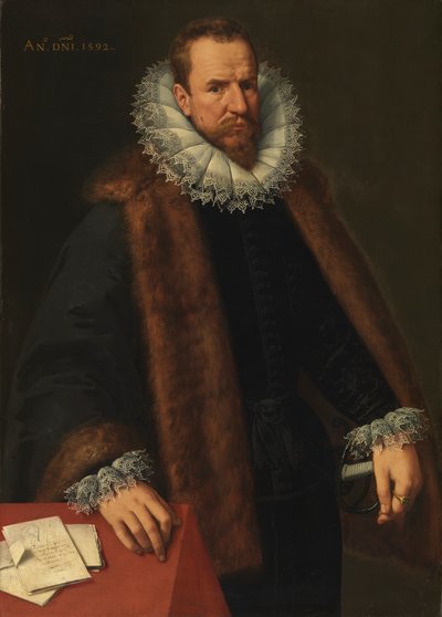 Porträt von Nicolas Helincx, Berater des Königs von Frans II Pourbus