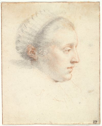 Profilporträt einer Dame von Frans II Pourbus