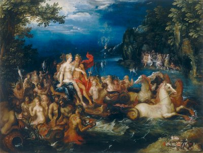 Triumph von Neptun und Amphitrite von Frans II the Younger Francken