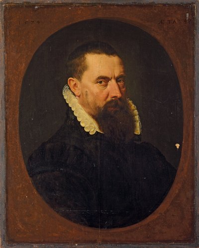 Porträt eines bärtigen Gentlemans, 1574 von Frans I Pourbus