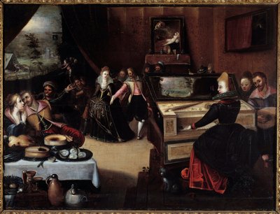 Der verlorene Sohn bei Kurtisanen von Frans I Pourbus